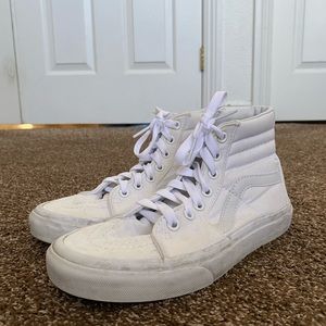 White High Top Vans